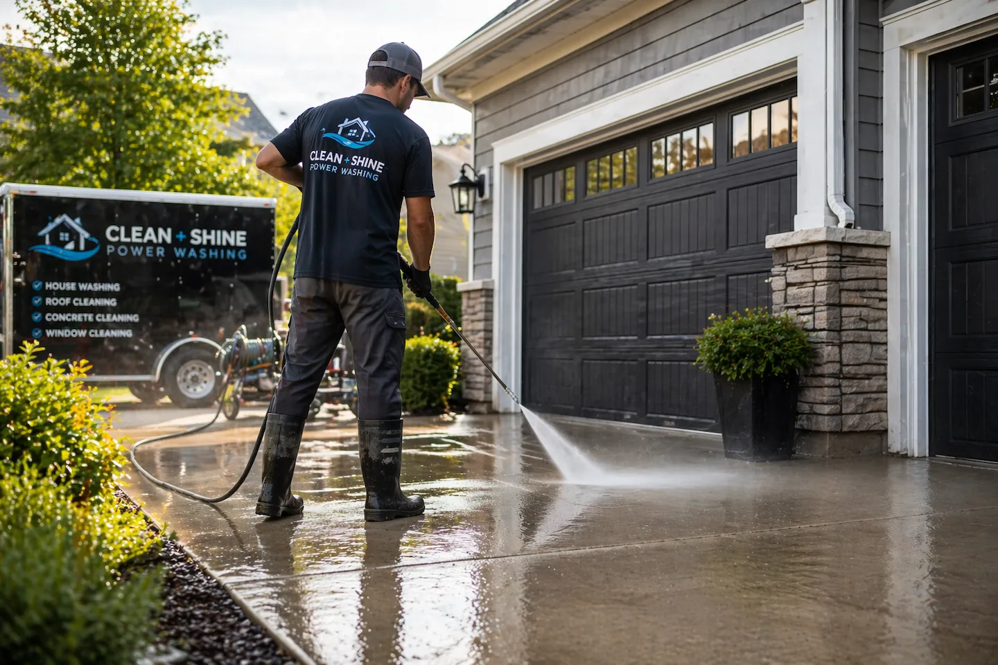 Pressure washing company Google Ads case study, Los Angeles California